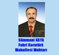 SÜMMANİ KAYA MUHTAR OLDU