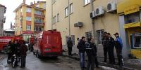 PTT BİNASINDA YANGIN