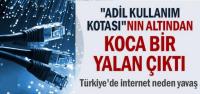 TÜRKİYE’DE İNTERNET NEDEN YAVAŞ!