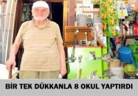 EĞİTiM DEDE KREDİ ÇEKİP 8. OKULU YAPTIRDI