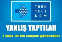 TÜRK TELEKOM 39 BİN ÇALIŞANINI GÖNDERDİ