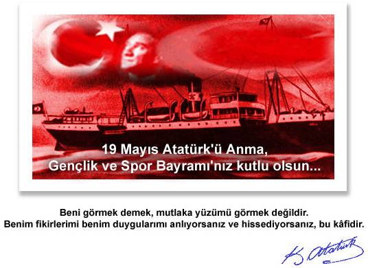 EBEDE KADAR 19 MAYIS KUTLANACAK
